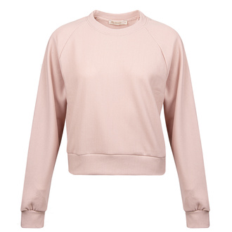 S-Design Petek Doku Kadın Sweatshirt Pembe L