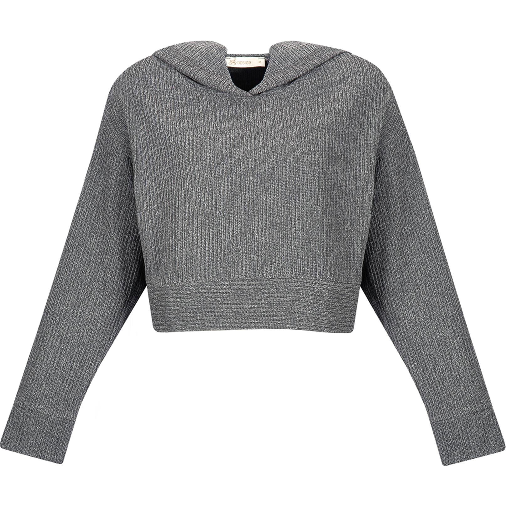 S-Design Kadın Sweat Puntalı Antrasit L