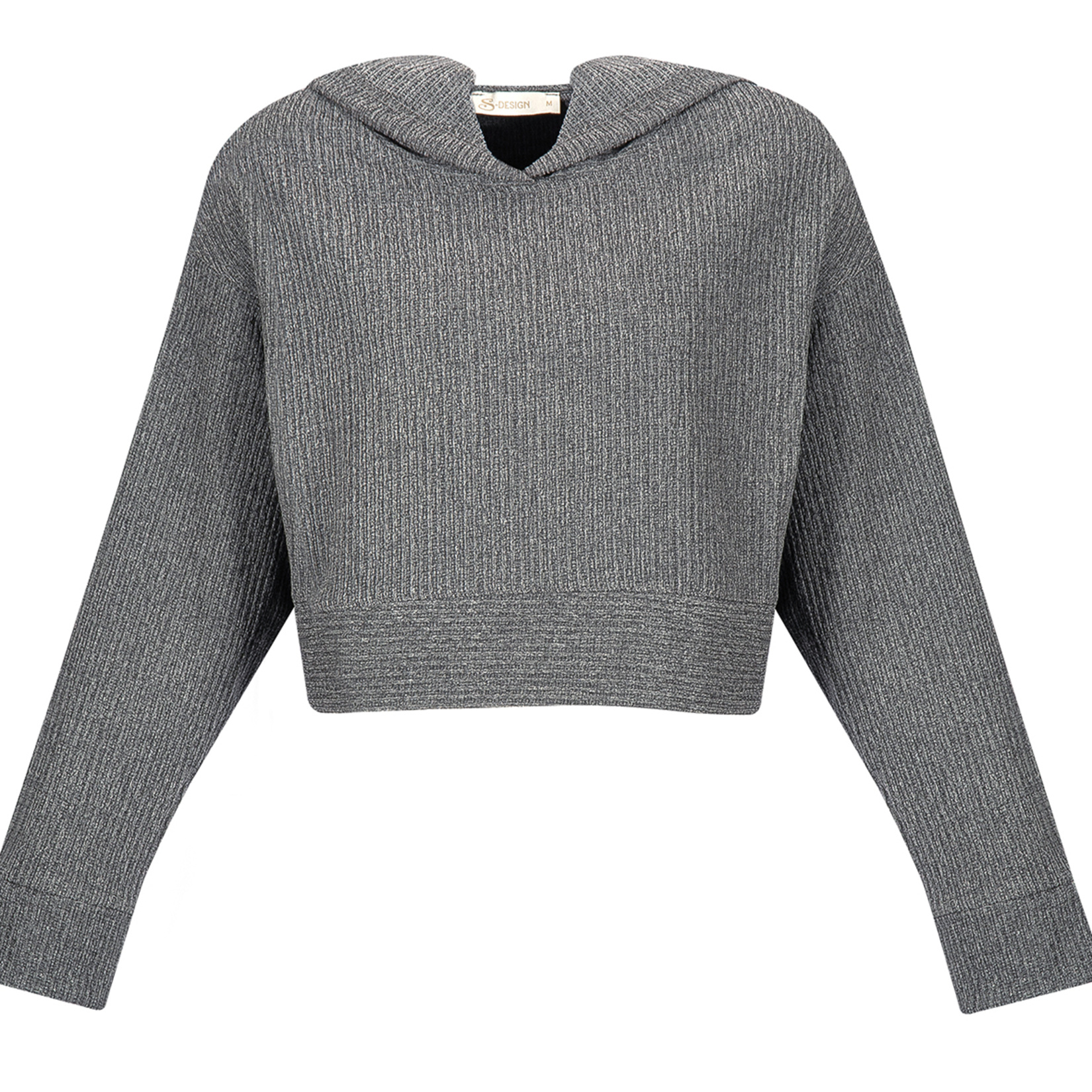 S-Design Kadın Sweat Puntalı Antrasit XL