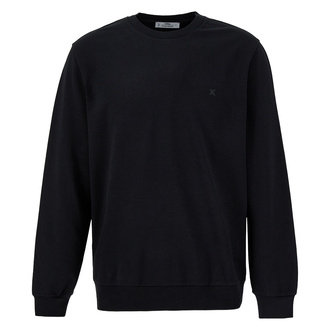 Kiğılı Erkek Bisiklet Yaka Siyah Sweatshirt M-L-XL