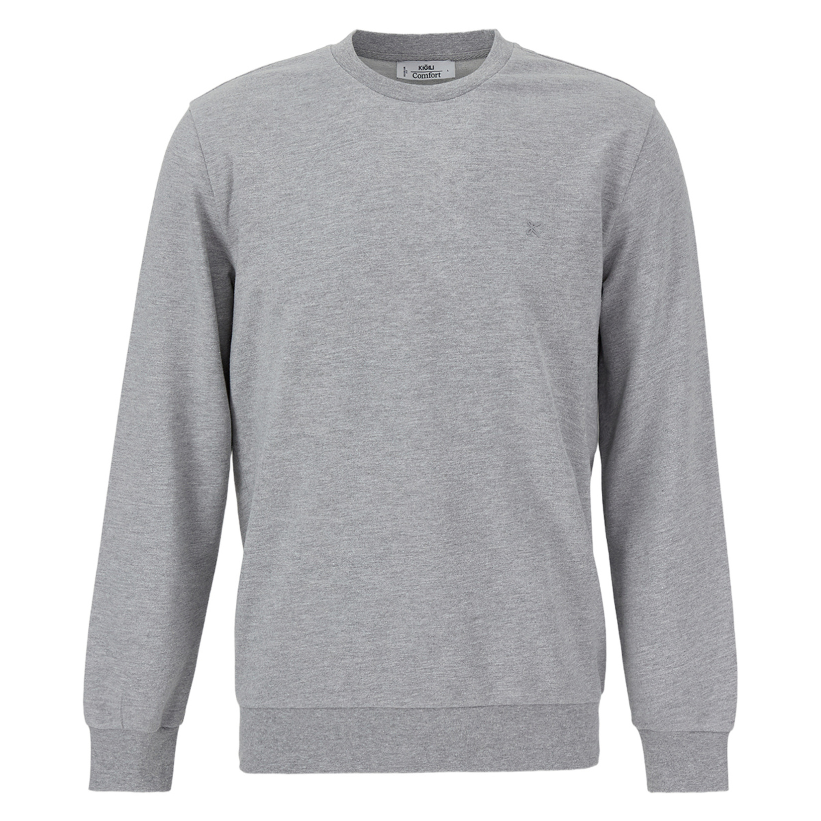 Kiğılı Erkek Bisiklet Yaka Gri Sweatshirt M-L-XL