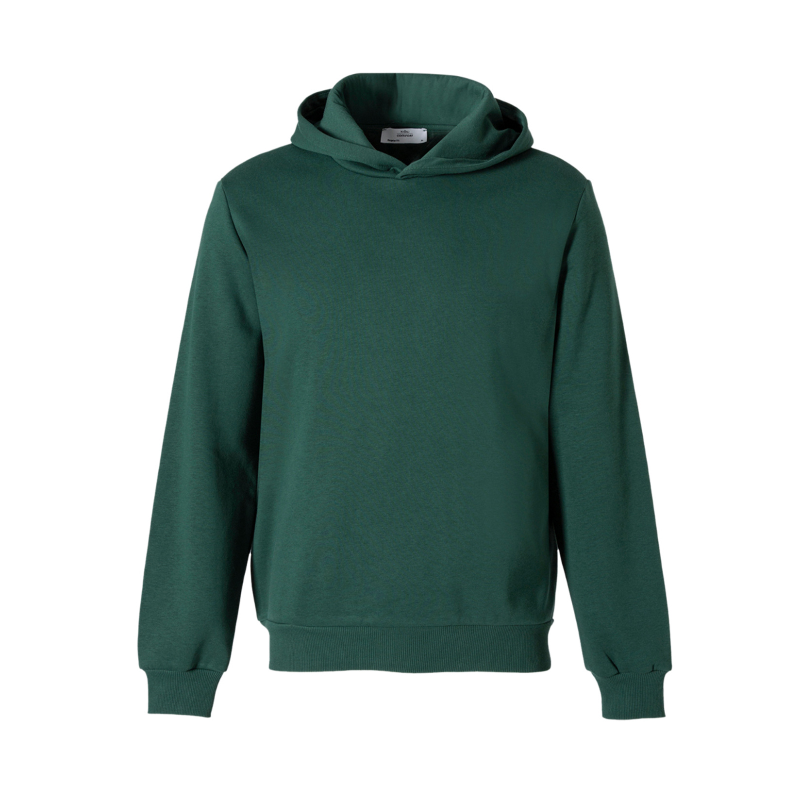 Kiğılı Kapüşonlu Yeşil Sweatshirt M-L-XL