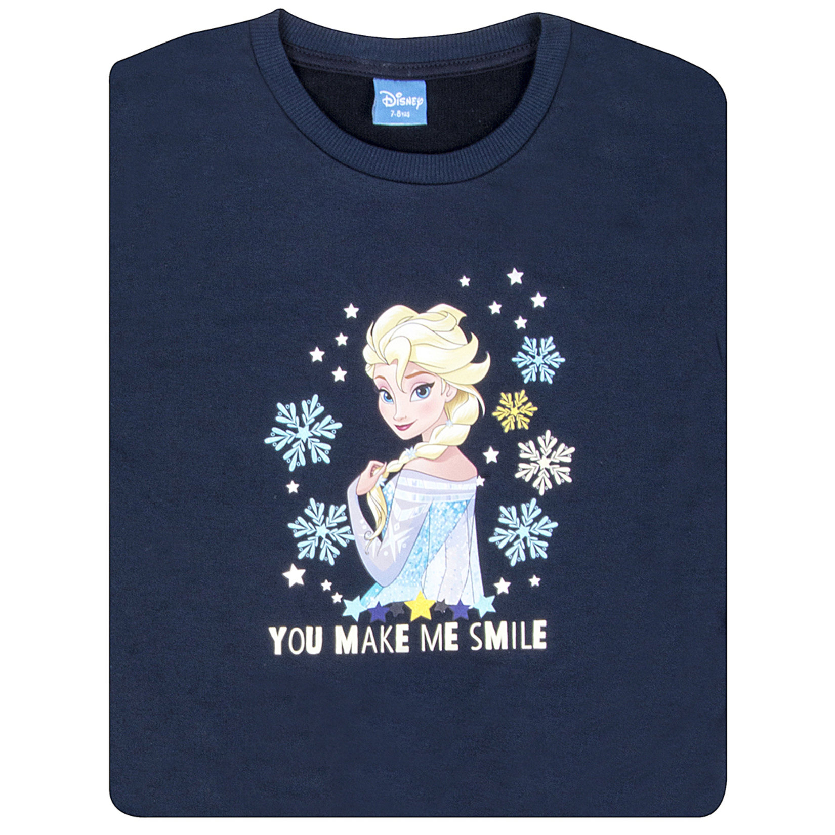 Lisanslı Frozen Bisiklet Yaka Sweatshirt 3-8Y