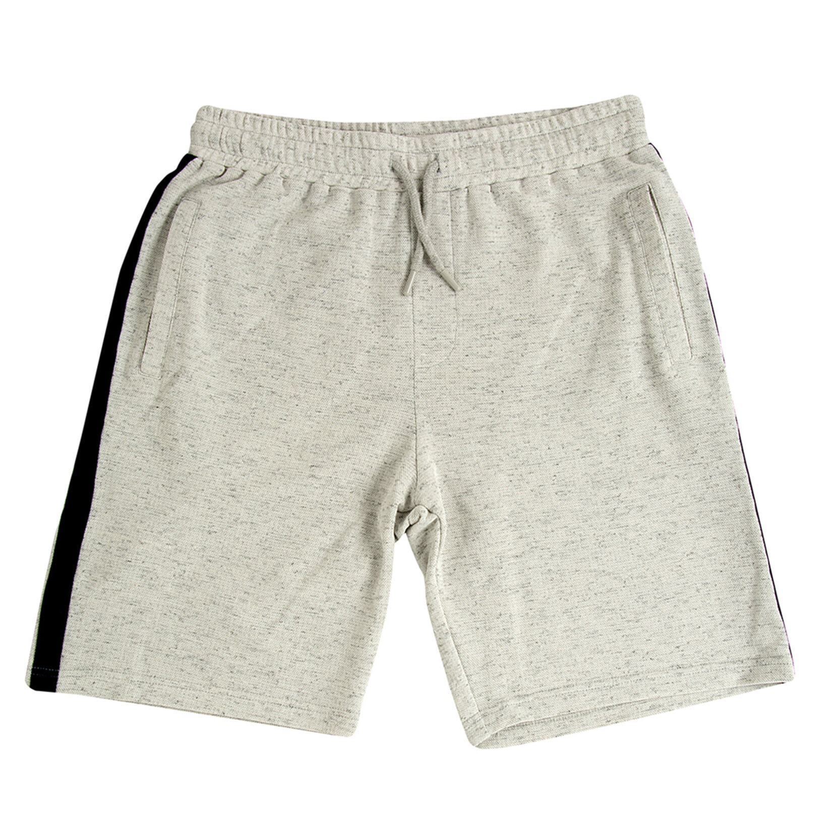 Nap Erkek Nope Şeritli Şort Gri XL 