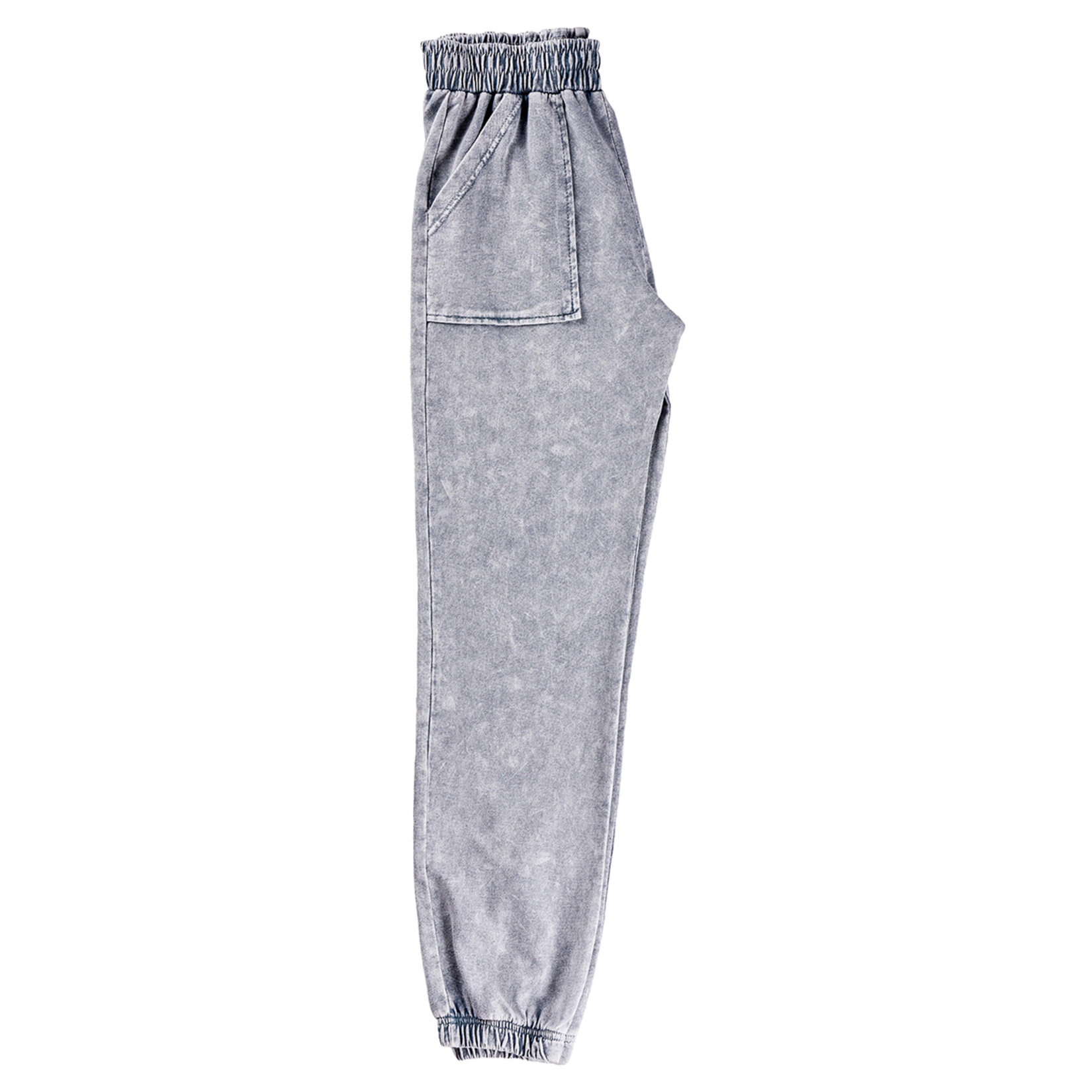 S-Design Yıkamalı Kadın Pantolon Gri S 