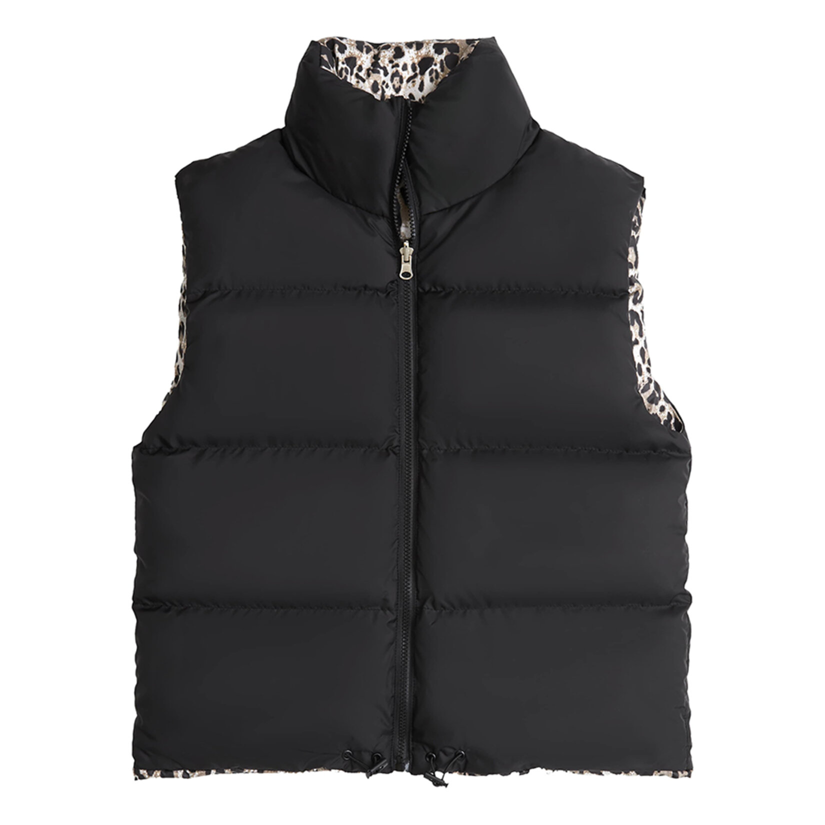 S-Design Kadın Çift Taraflı Puf Yelek XL  - Görsel 2