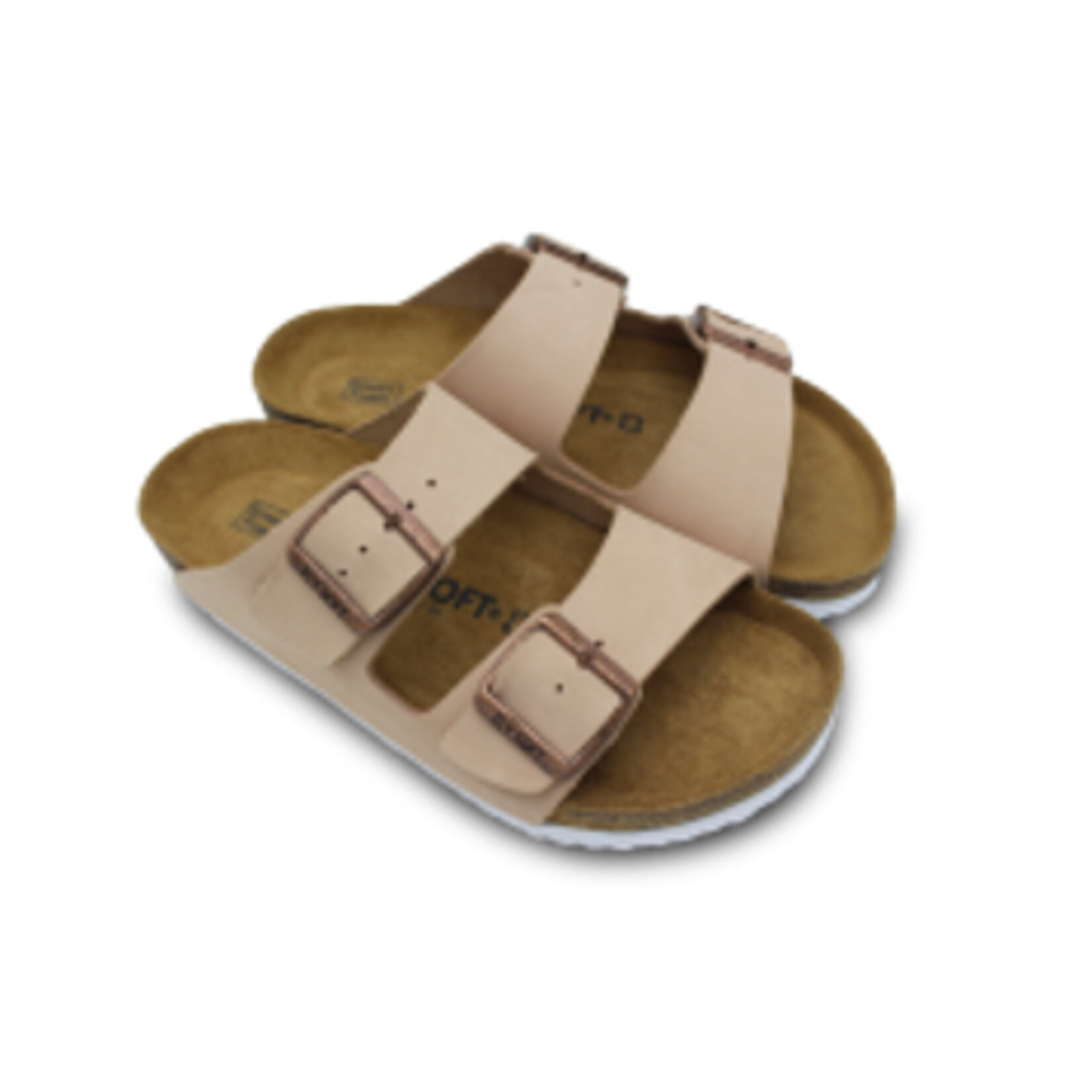 Fly Soft Milano Pudra Nubuk Kadın Terlik 36-40