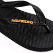 Havaianas Logo Metallic Black/Black 41-42 - Görsel 4