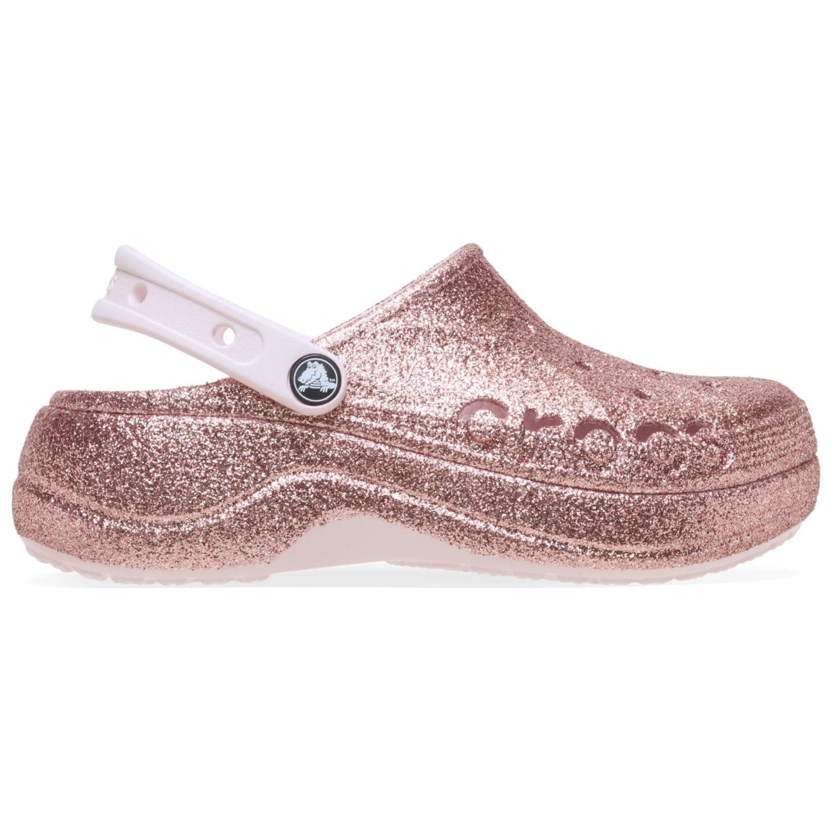 Crocs Baya Platform Glitter Kadın Terlik Pembe 36-40