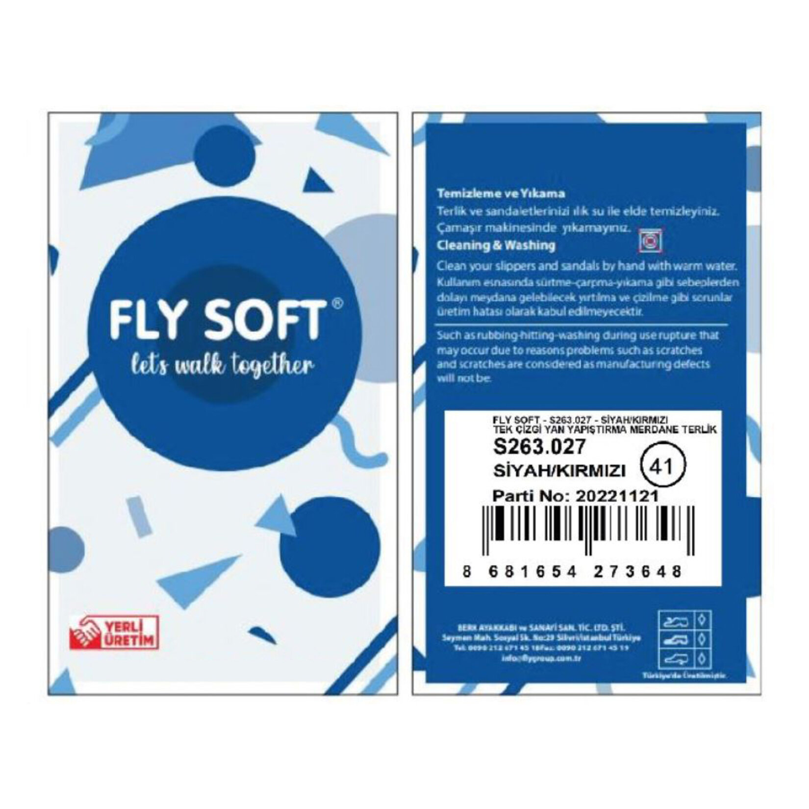 Fly Soft Erkek Tek Bant Terlik 40-45 - Görsel 2