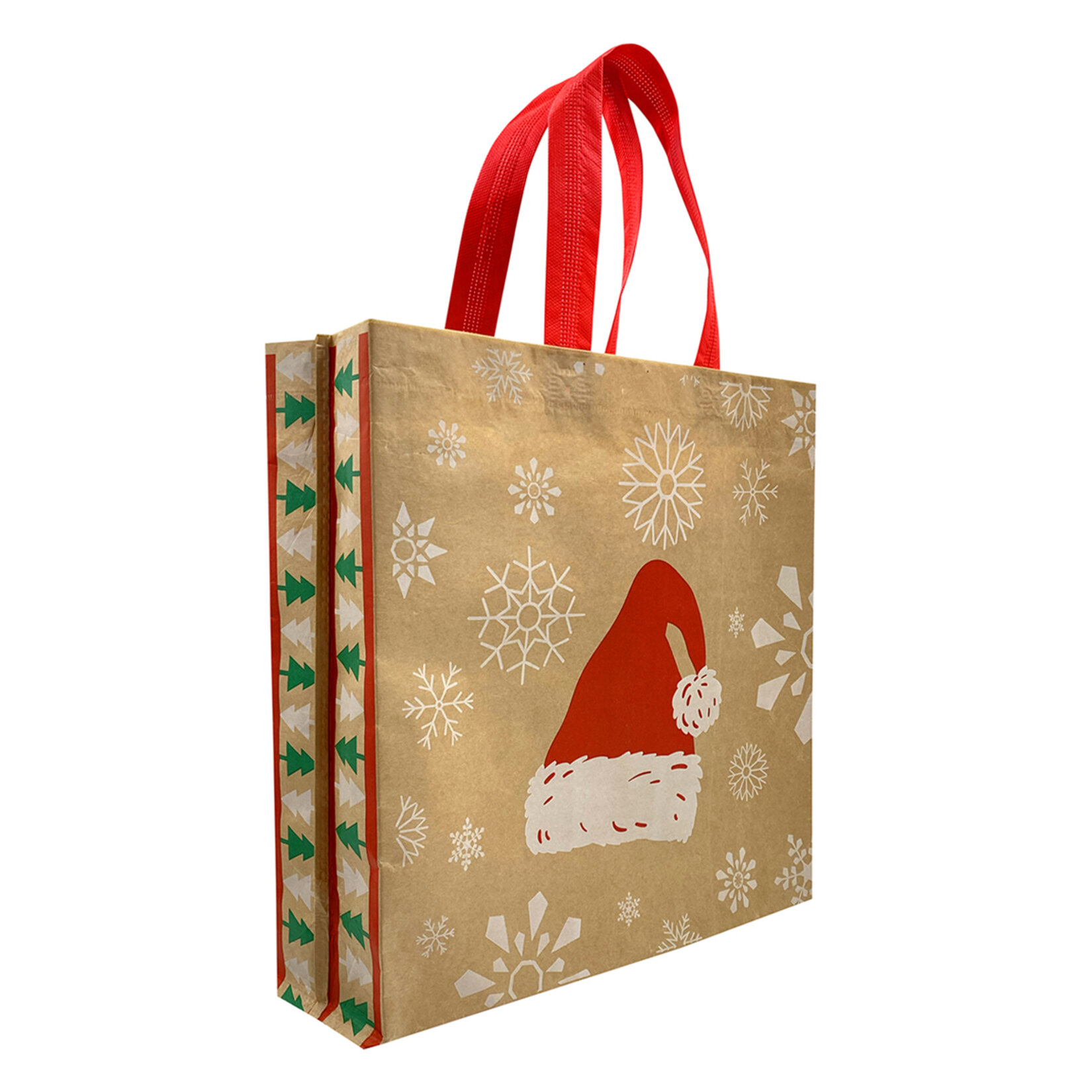 Netpak Yılbaşı Desenli Kraft Çanta - Görsel 3