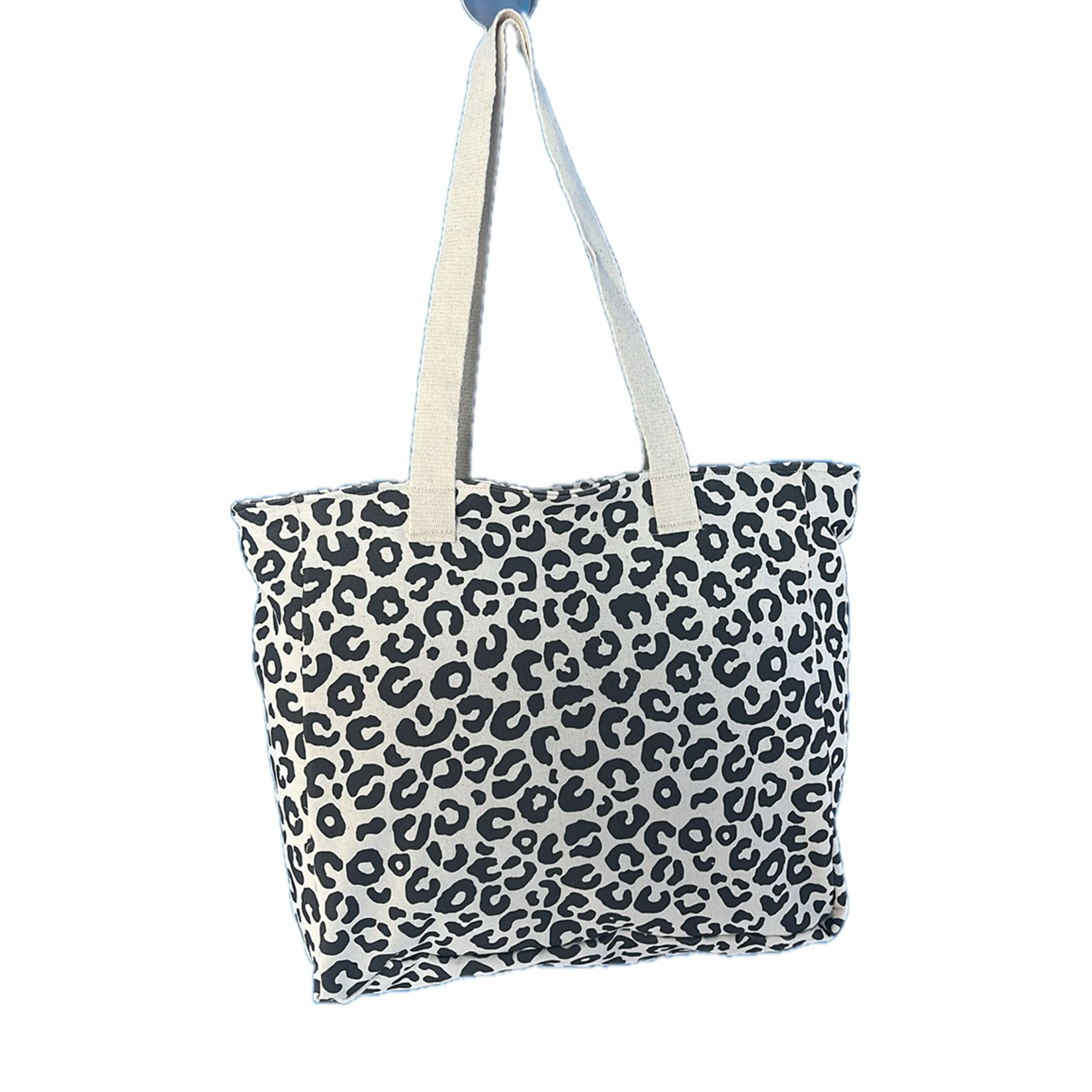 Faralya Leopar Desenli Çanta 35x32 Cm