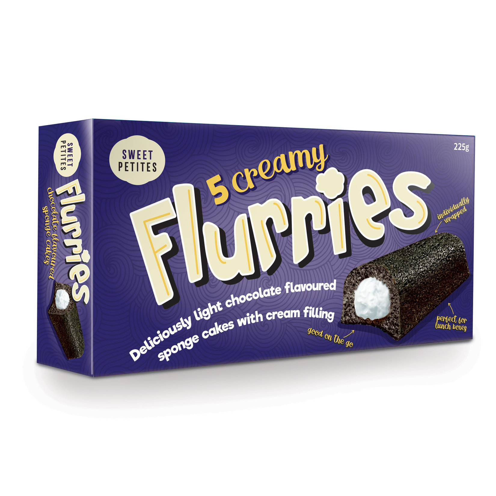 Flurries Black Kremalı Kakaolu Kek 5'li 225 G