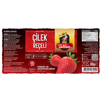 Tatlan Çilek Reçeli 380 G Cam