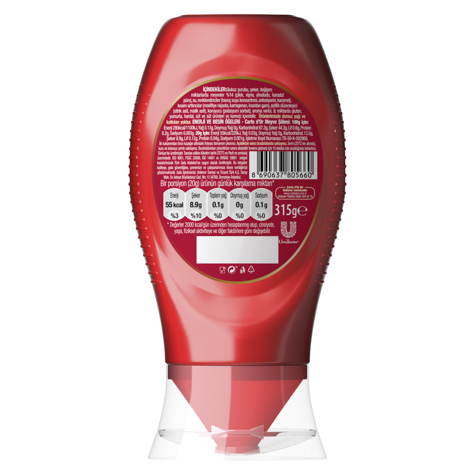 Carte d'Or Hazır Sos Meyve Şöleni 315 G - Görsel 3