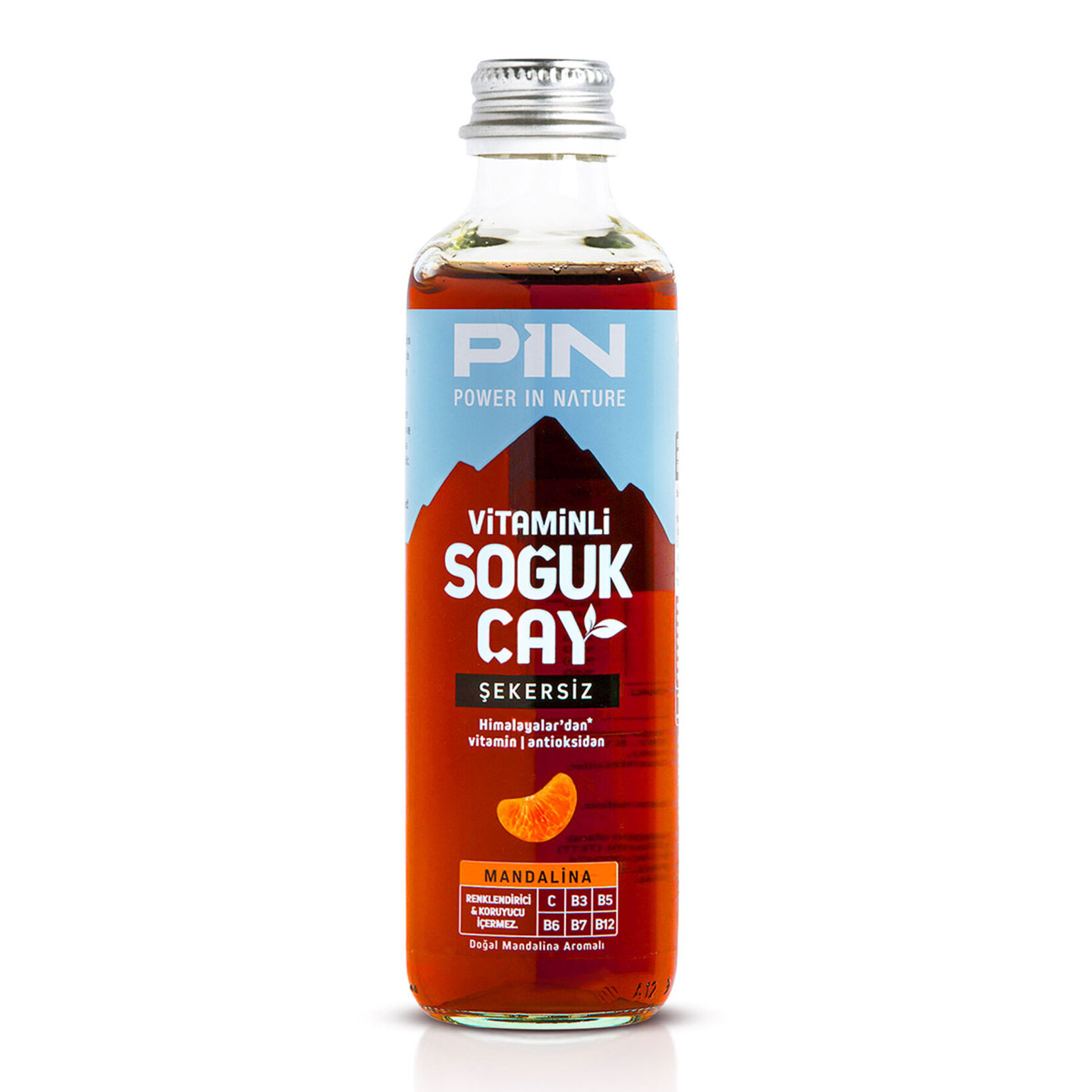 Pin Vitaminli Soğuk Çay Mandalina 250 Ml