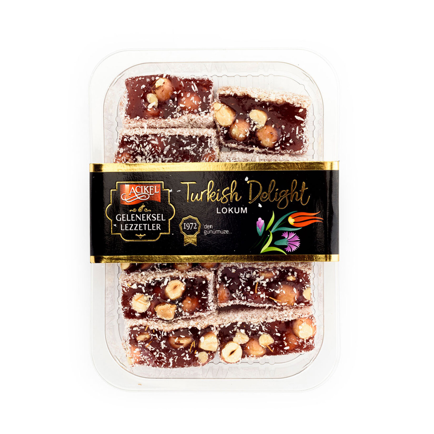 Açıkel Nar Aromalı Fındıklı Lokum  400 G