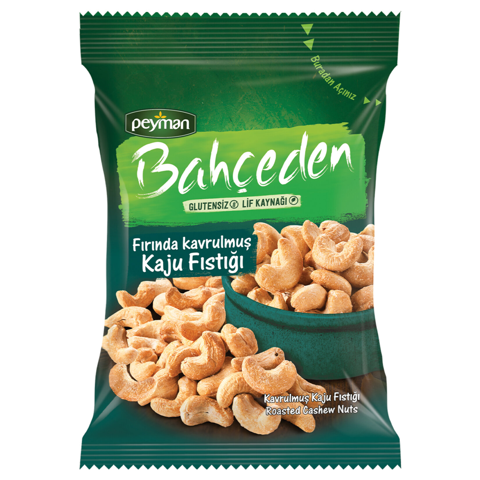 Peyman Bahçeden Kavrulmuş Kaju Fıstığı 70 G