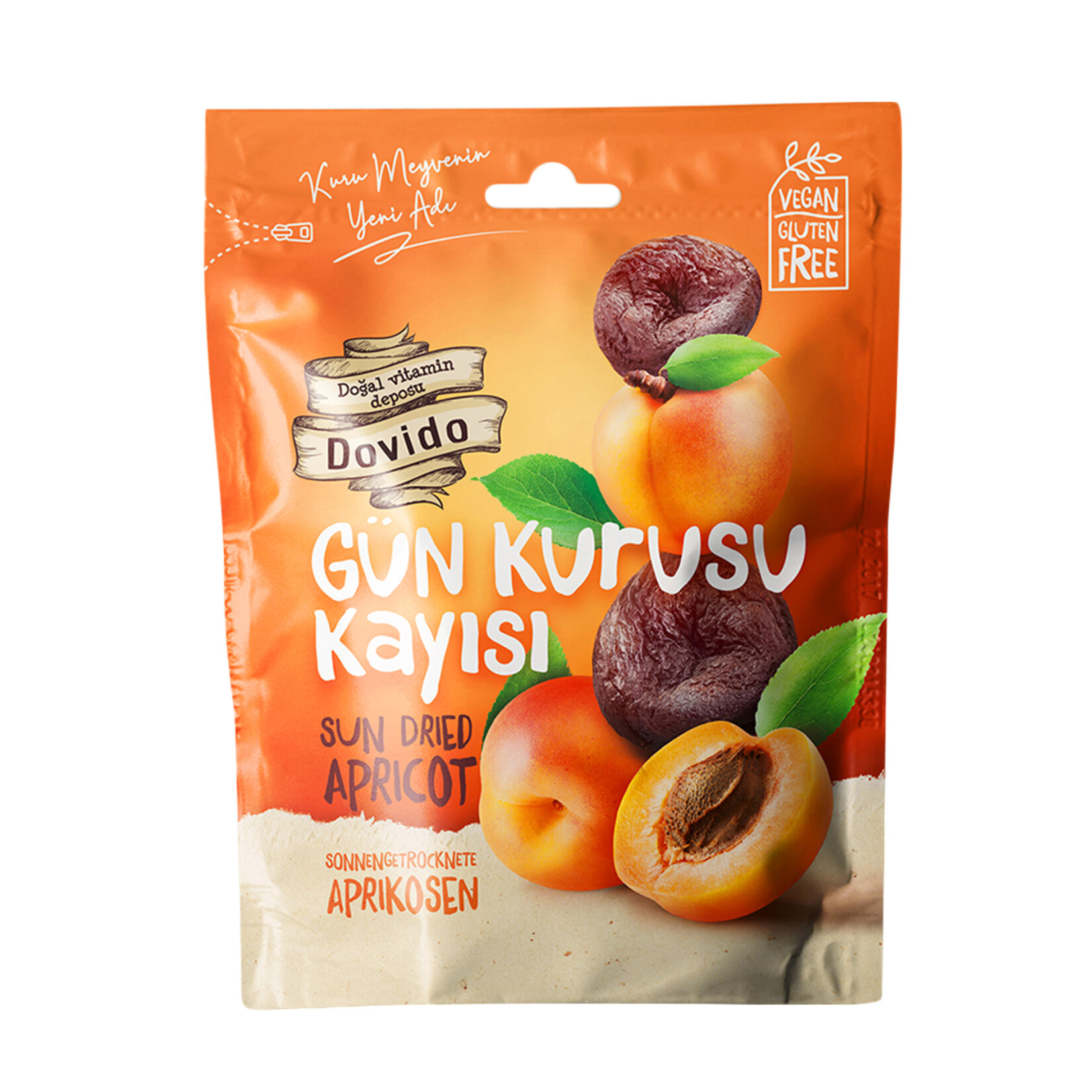 Dovido Günkurusu Kayısı 200 G