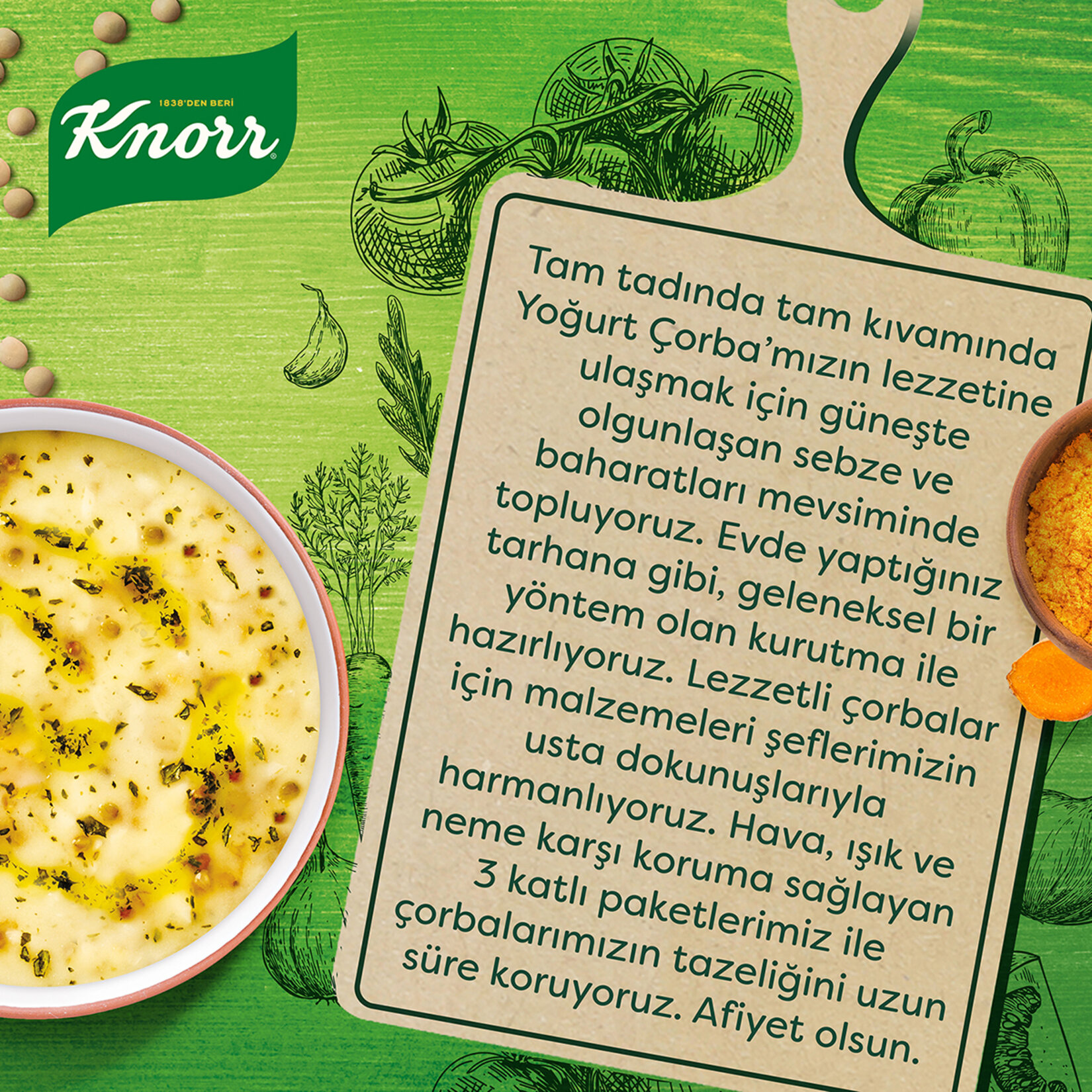 Knorr Zerdeçalllı Tahıllı Yoğurt Çorbası 79 G - Görsel 5