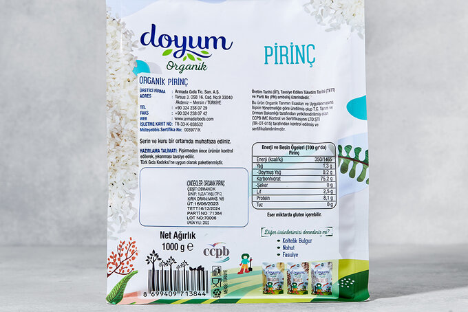 Organik Pirinç 1 kg