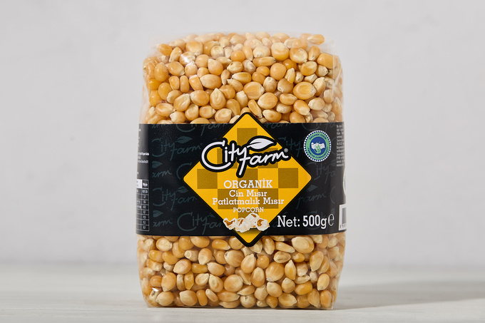 Organik Patlatmalık Cin Mısır 500 g
