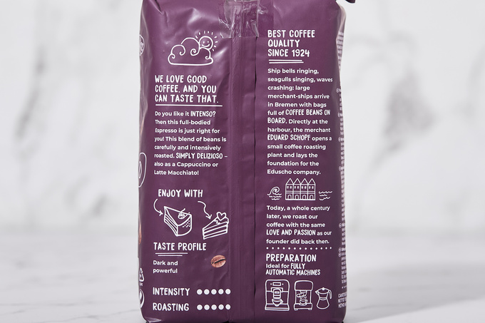 Espresso Intenso Çekirdek Kahve 500 g