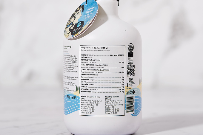 Organik Naturel Sızma Erken Hasat Zeytinyağı 500 ml