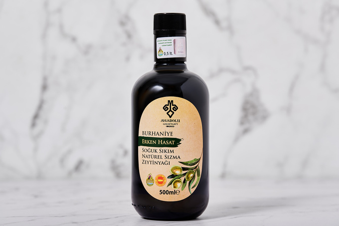 Burhaniye Erken Hasat Soğuk Sıkım Zeytinyağı 500 ml