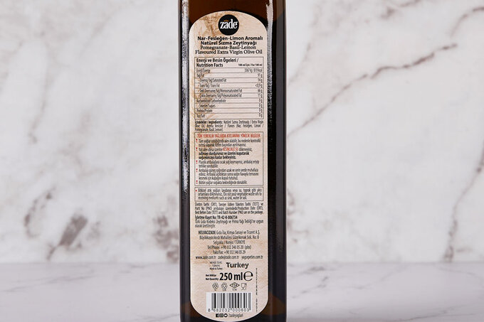 Nar Fesleğen Limon Aromalı Zeytinyağı 250 ml