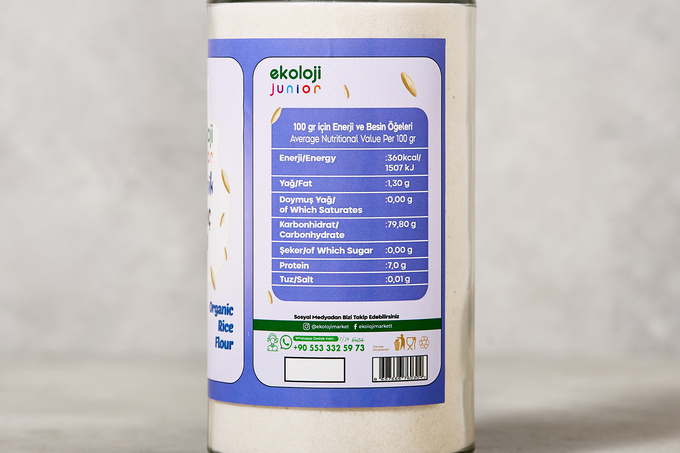 Organik Pirinç Unu 340 g