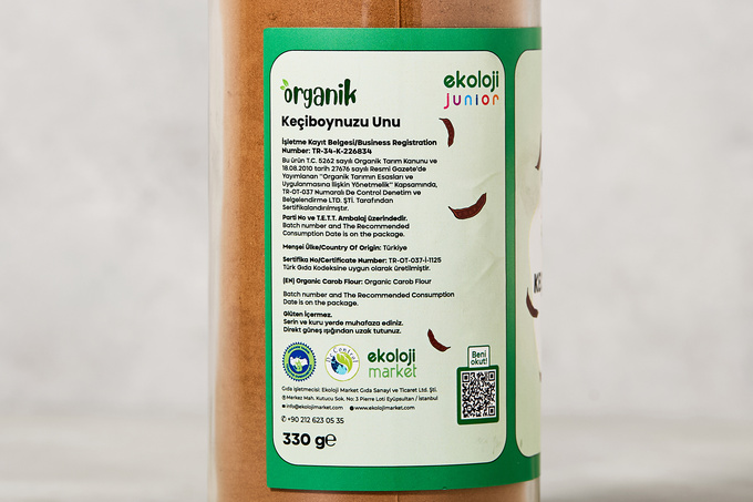 Organik Keçiboynuzu Unu 330 g