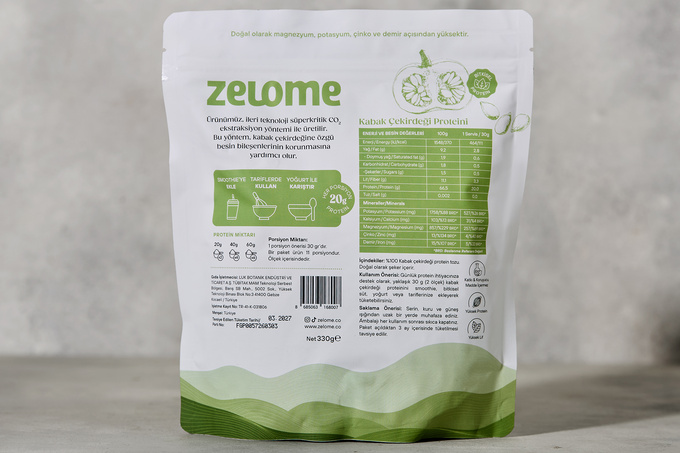 Kabak Çekirdeği Protein Tozu 330 g