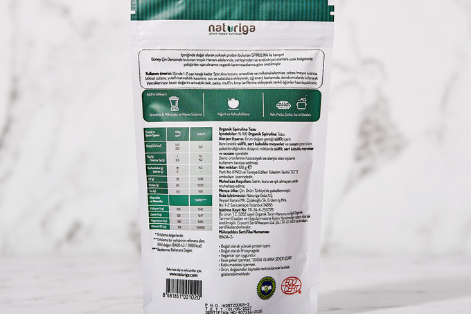 Organik Spirulina Tozu 100 g