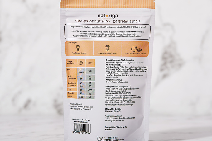 Organik Karnıyarık Otu Tohumu Tozu 100 g