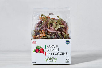 Karışık Sebzeli Fettuccine Makarna 250 g