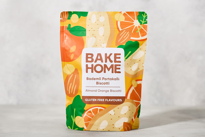 Glutensiz Bademli Portakallı Biscotti 120 g