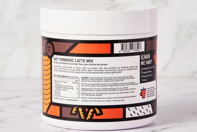 Zerdeçal Latte Bitkisel Toz Karışımı 120 g
