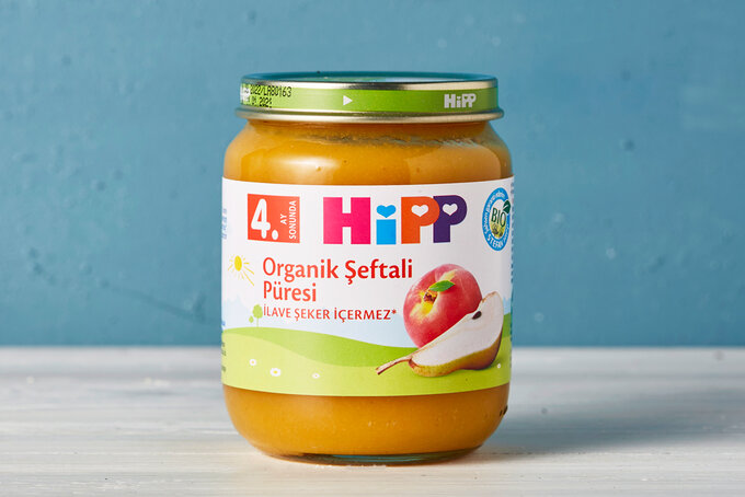 Organik Şeftali Püresi 125 g