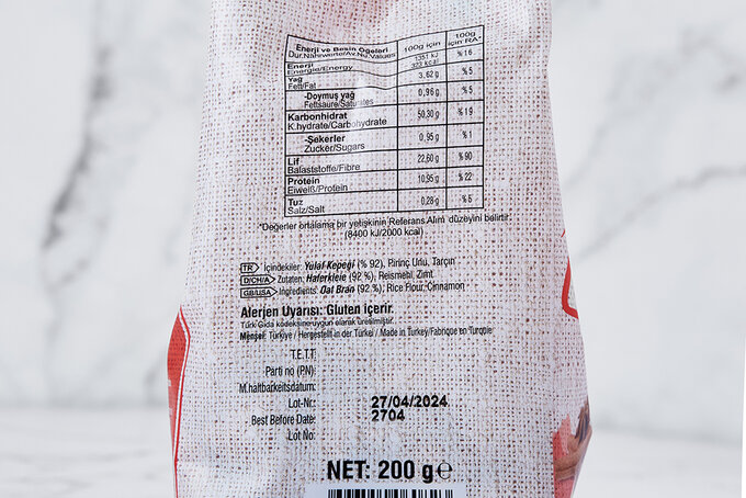 Yulaf Kepeği Gevreği Tarçınlı 200 g