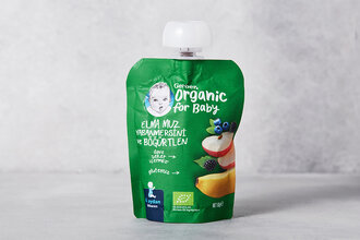 Organik Muz, Yaban Mersini & Böğürtlenli Elma Püresi 90 g