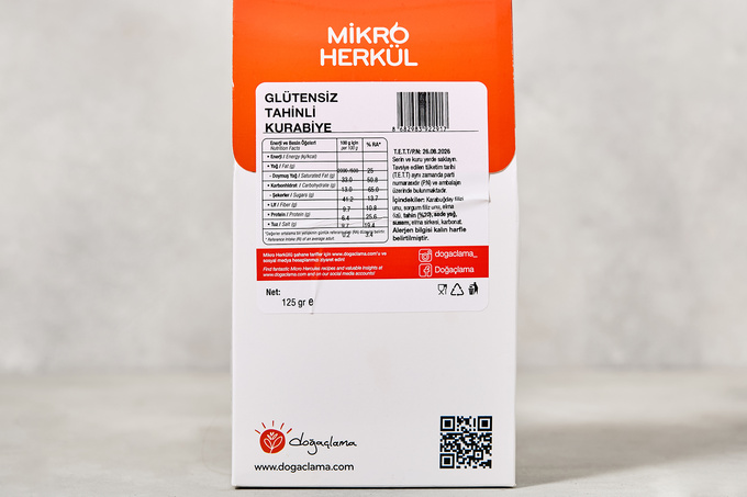 Glütensiz Tahinli Kurabiye 125 g