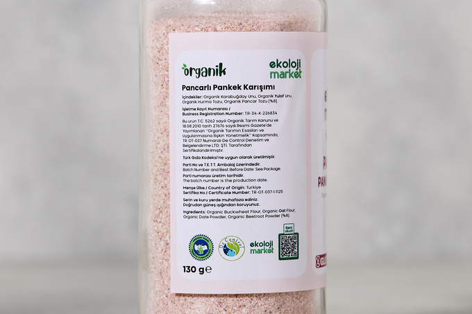 Organik Pancarlı Pankek Karışımı 130 g