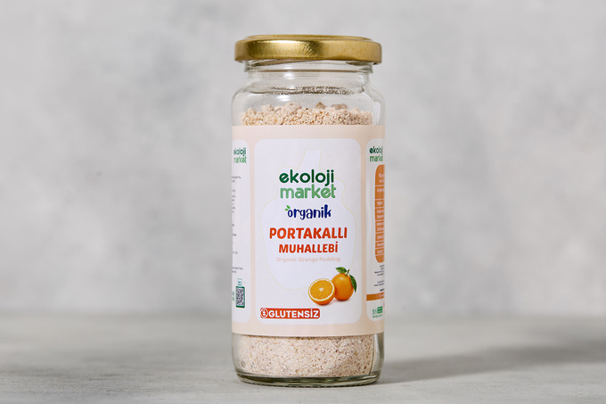 Organik Portakallı Muhallebi 130 g