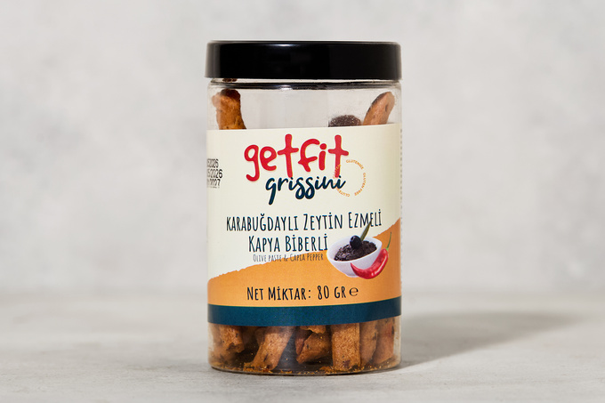 Grissini (Karabuğdaylı, Zeytin Ezmeli ve Kapya Biberli) 80 g