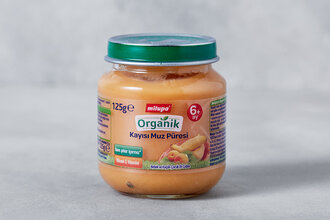 Organik Bebek Püresi Kayısı ve Muz +6 Ay 125 g