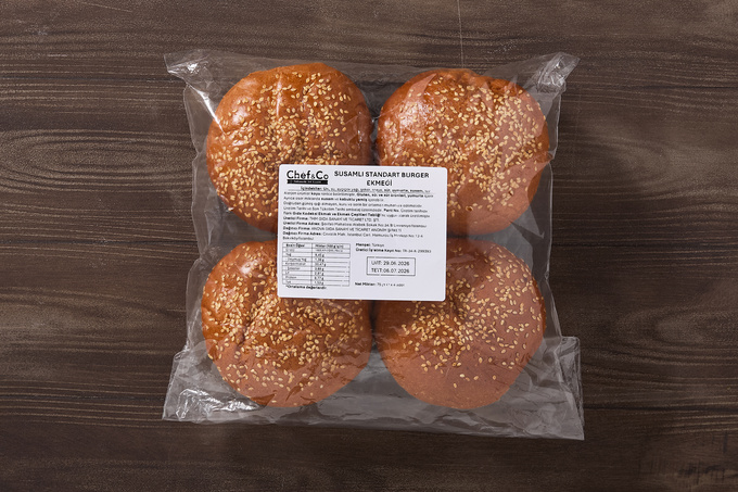Standart Hamburger Ekmeği (Susamlı) 4x75 g