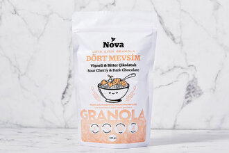 Vişneli ve Bitter Çikolatalı Granola (Dört Mevsim) 340 g