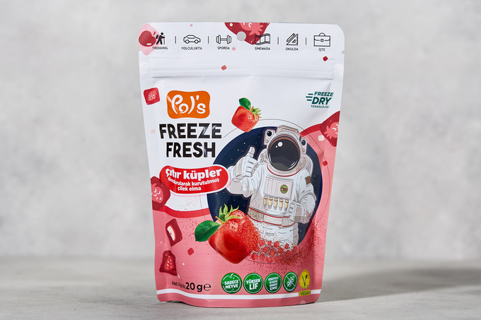 Freeze Fresh Magic Mix Çıtır Küpler Çilek & Elma 20 g