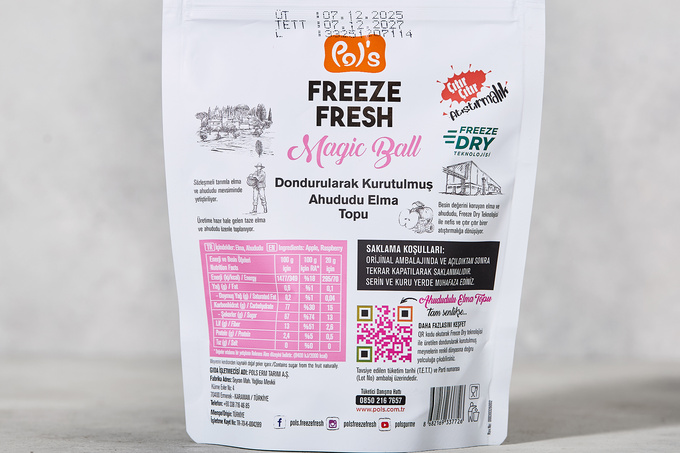 Freeze Fresh Magic Ball Ahududu & Elma Topu 20 g